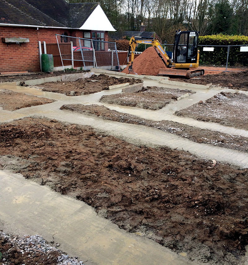 New Build Foundations Nantwich