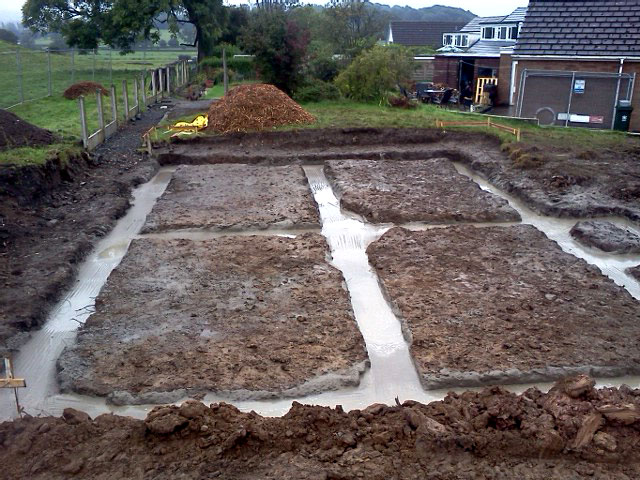 New Build Foundations in Clitheroe Ribble-Valley