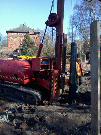 Piling Blackpool New Build Foundations