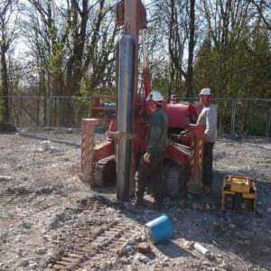 Piling Cheadle New Build Foundations