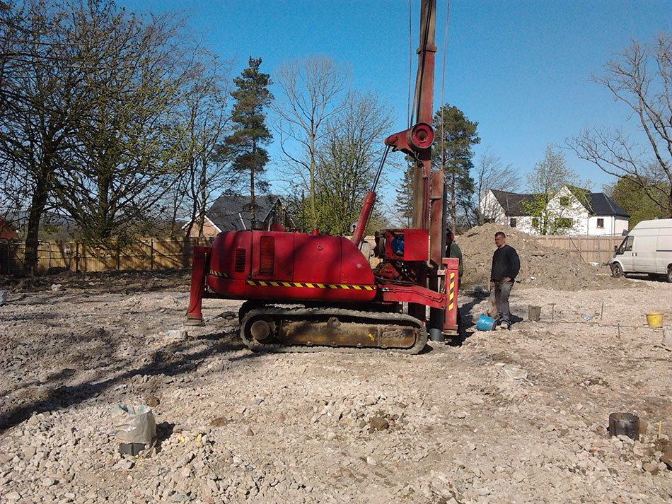 Piling Nantwich New Build Foundations