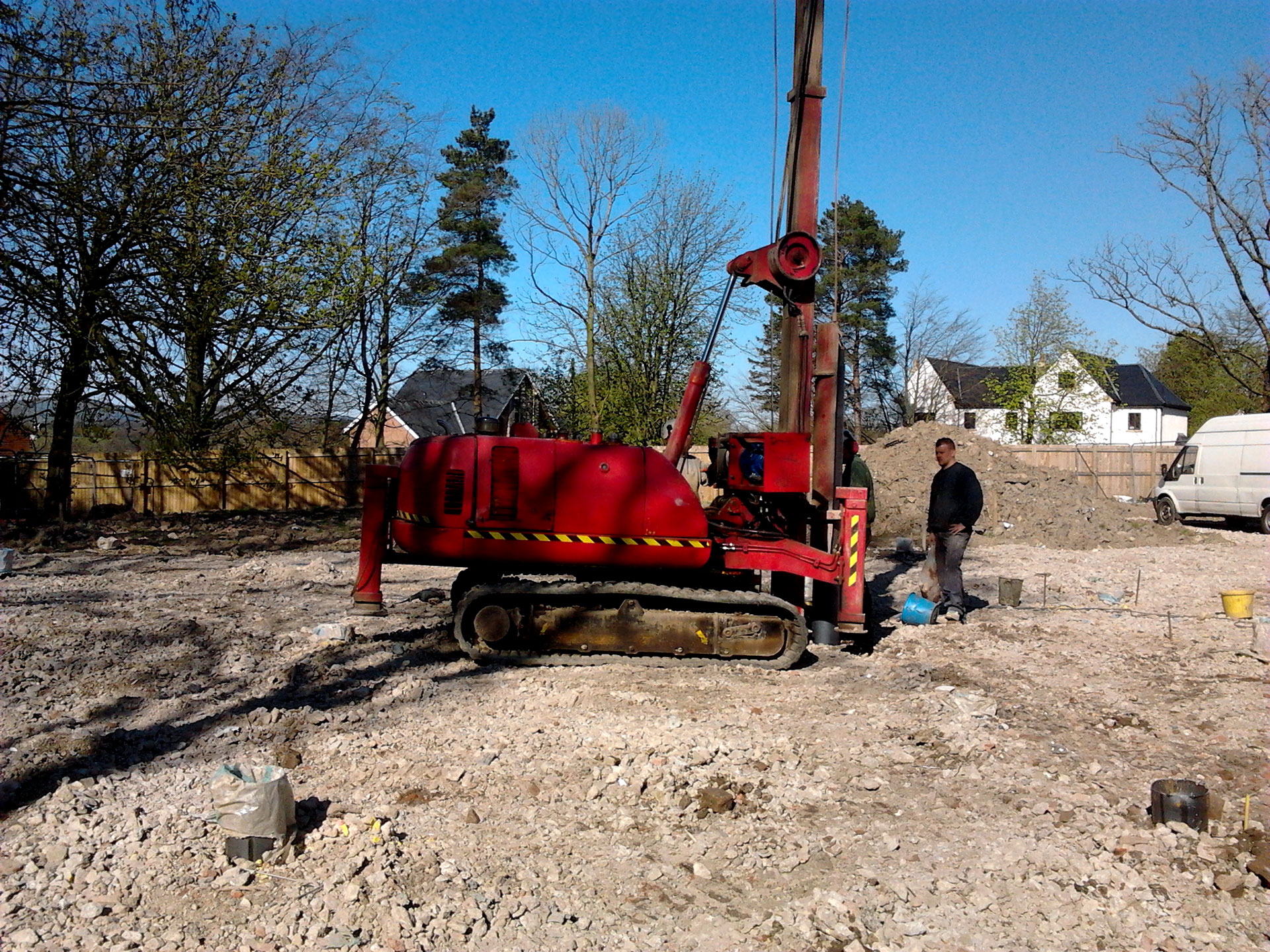 Piling Nantwich New Build Foundations