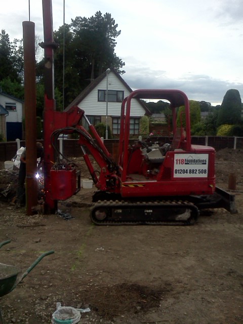 Piling Ormskirk New Build Foundations